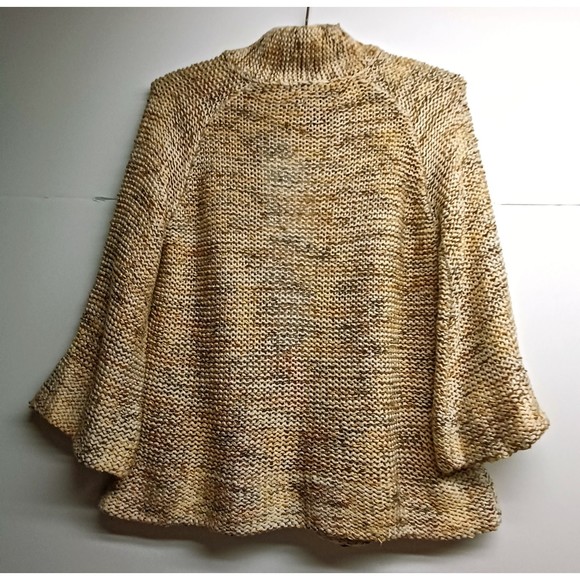 BCBG MAX AZRIA CARDIGAN SWEATER, BROWNS, SIZE MEDIUM - Picture 7 of 8